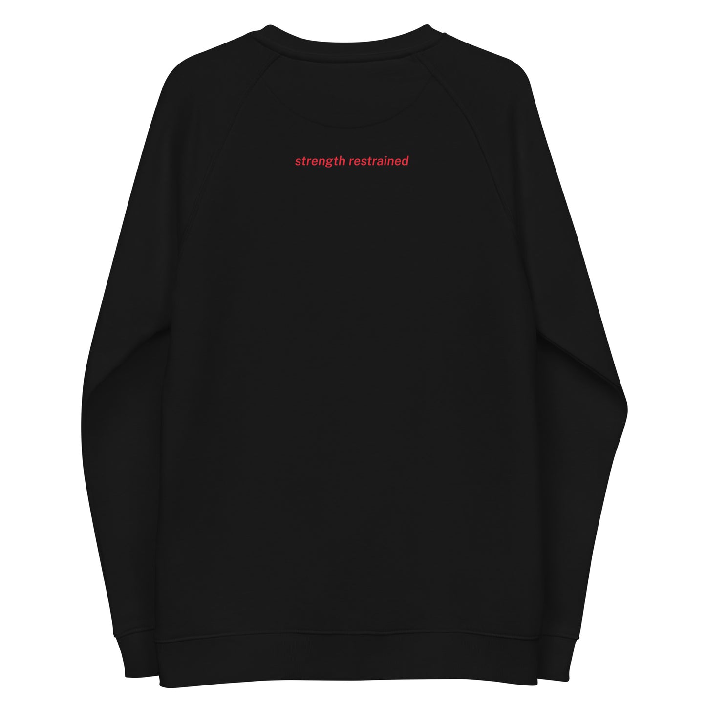 Meek Unisex Organic Raglan Sweatshirt