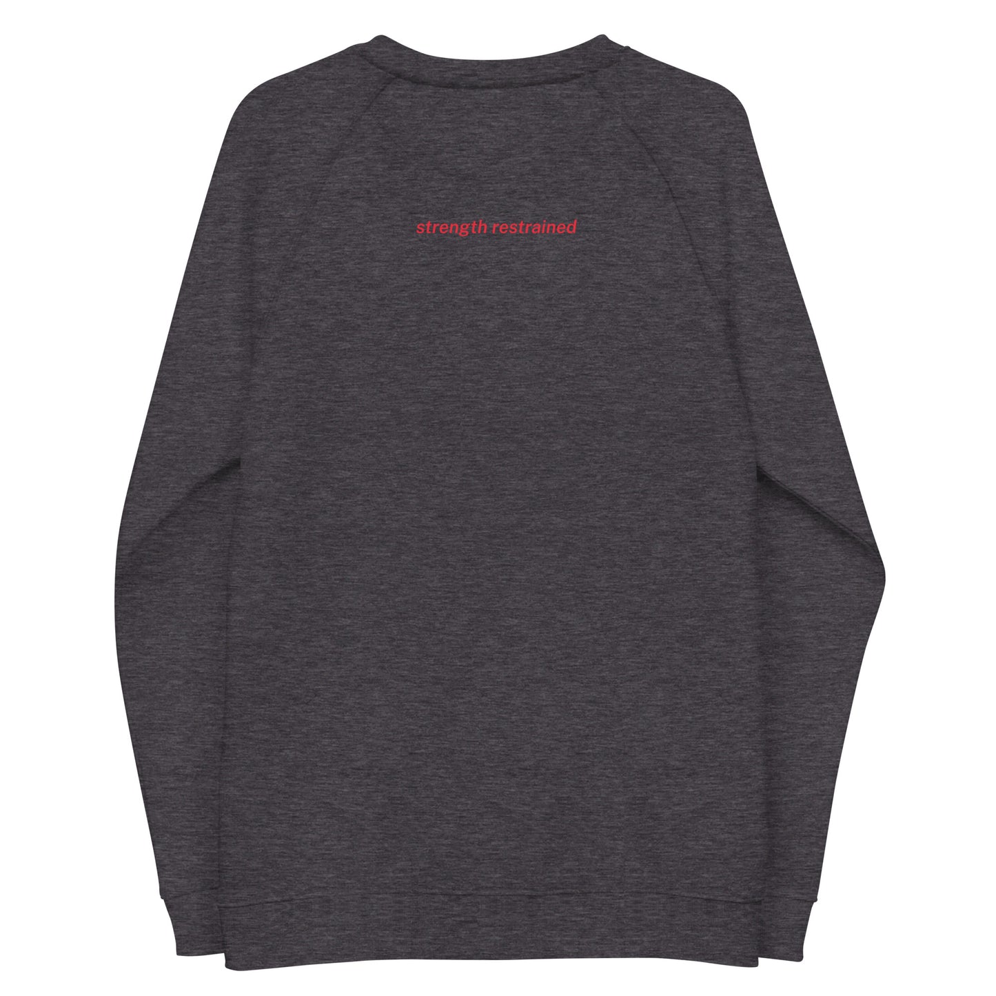 Meek Unisex Organic Raglan Sweatshirt