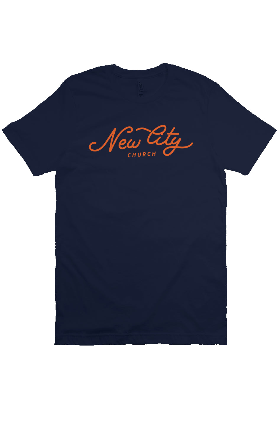 New City Navy (Orange &amp;amp; Blue) T Shirt