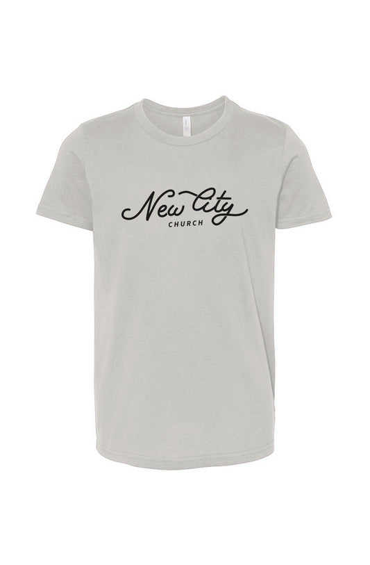 New City Vintage White Youth T Shirt