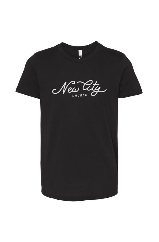 New City Vintage Black Youth T Shirt
