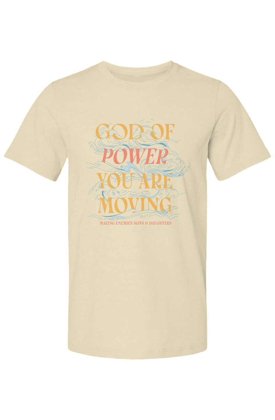 God Of Power in Soft Cream T Shirt