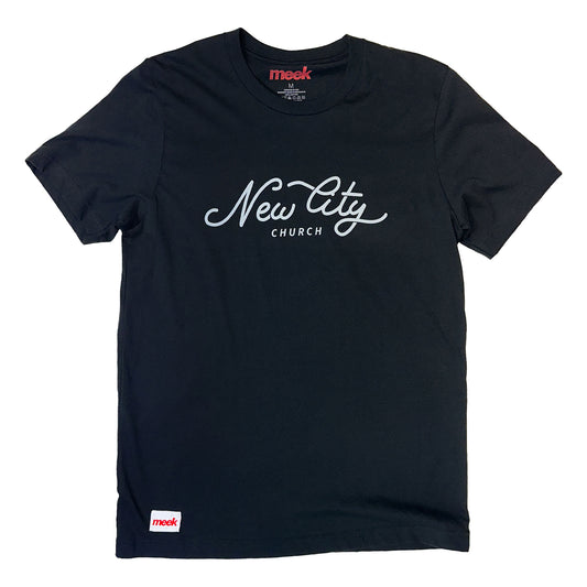 New City Vintage Black T Shirt