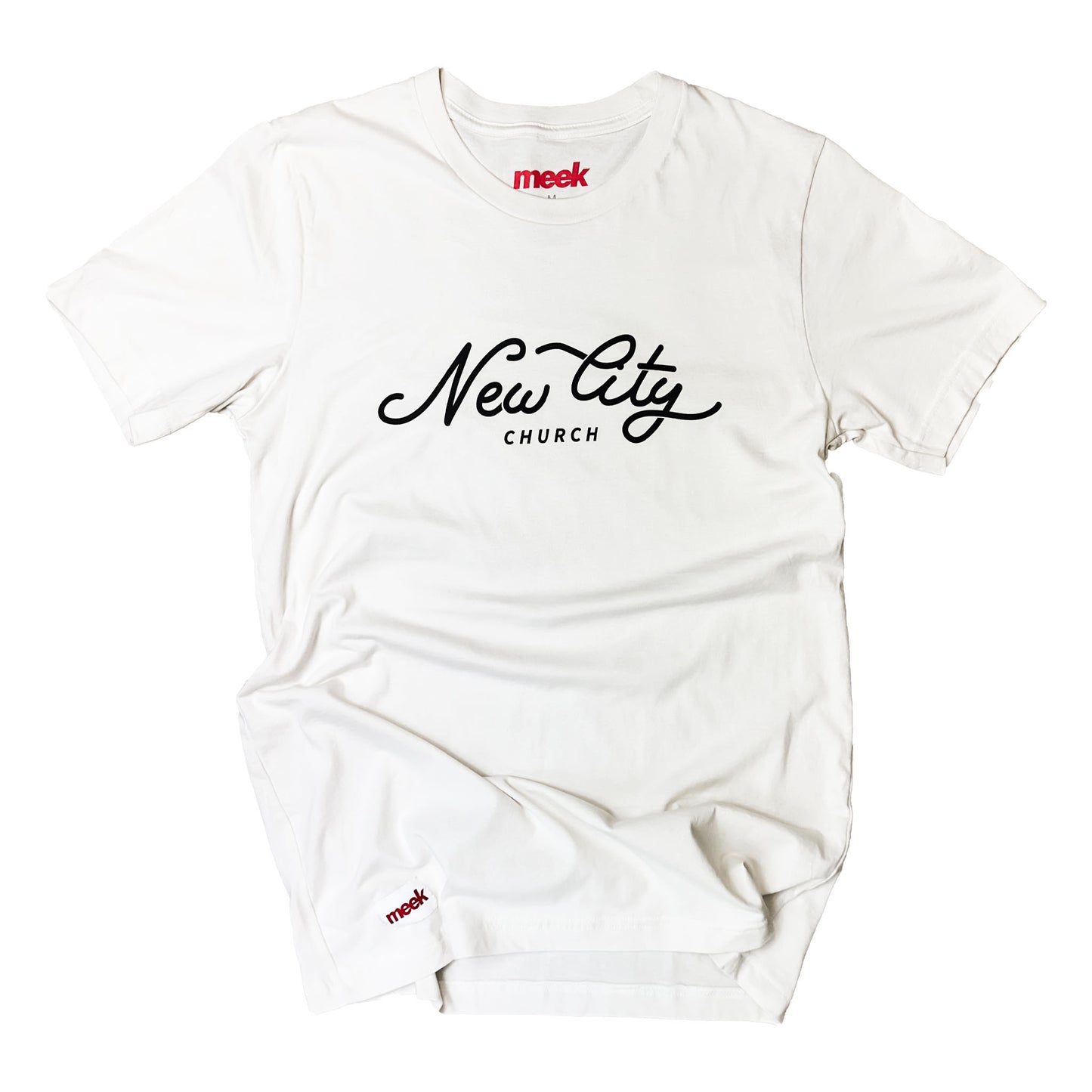 New City Vintage White T Shirt