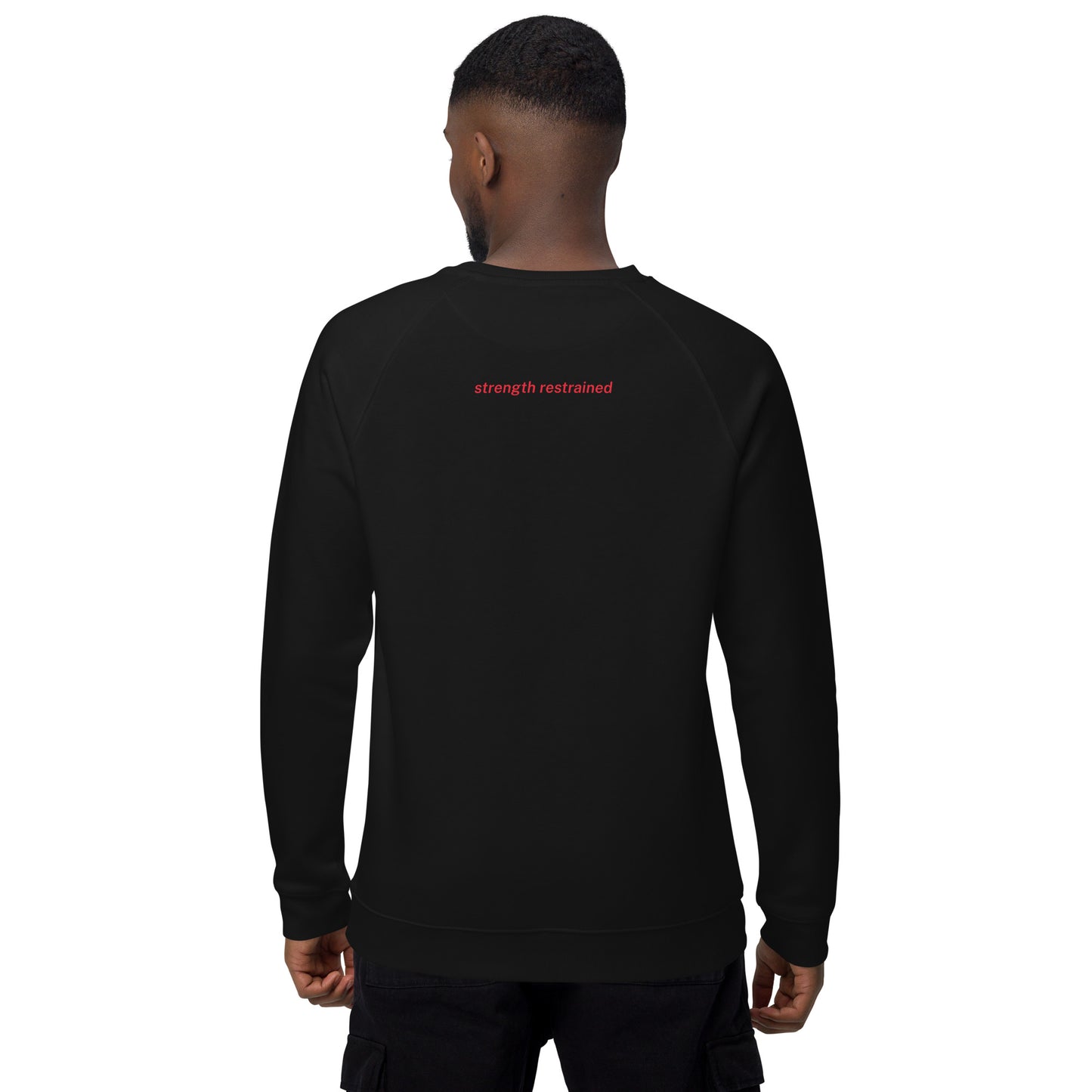 Meek Unisex Organic Raglan Sweatshirt