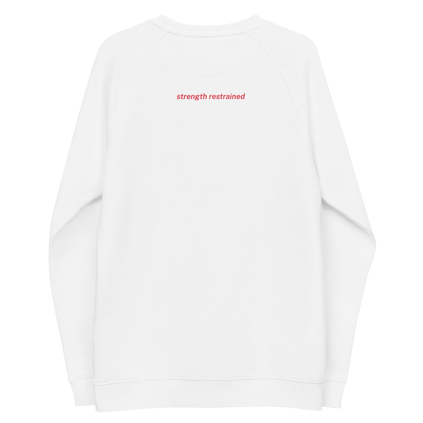 Meek Unisex Organic Raglan Sweatshirt